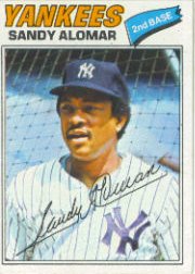 1977 Topps Baseball Cards      054      Sandy Alomar
